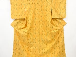 リサイクル　立涌模様織り出し手織り紬着物